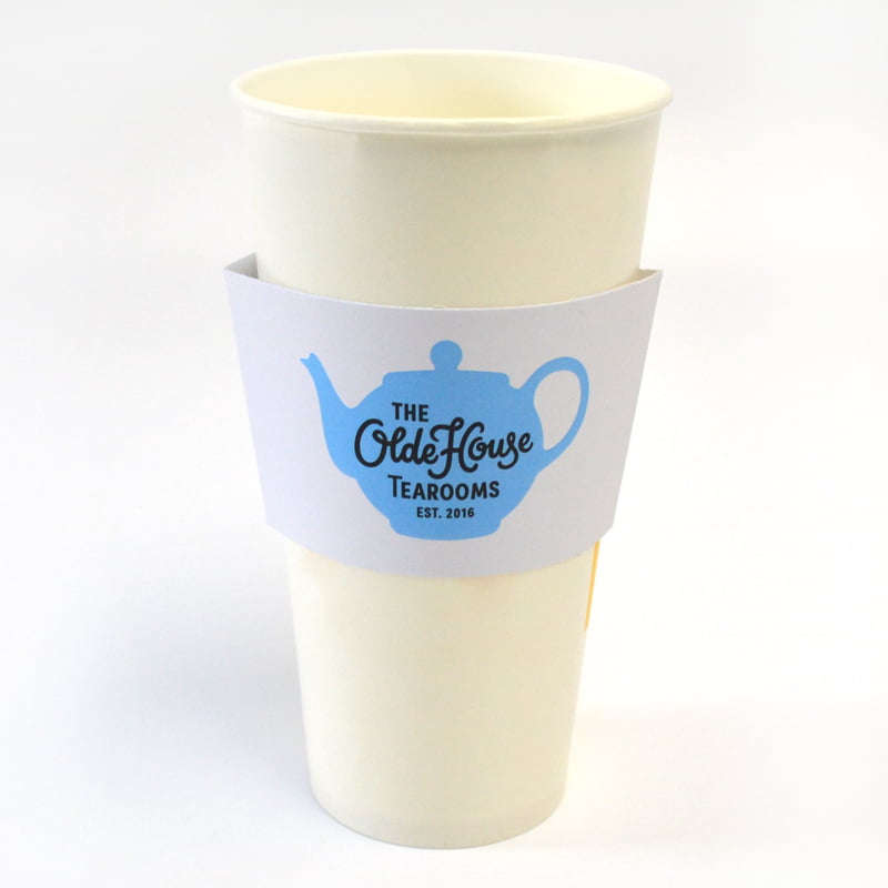 Interlocking Cup Sleeve and Taped Cup Sleeve Printing - UK